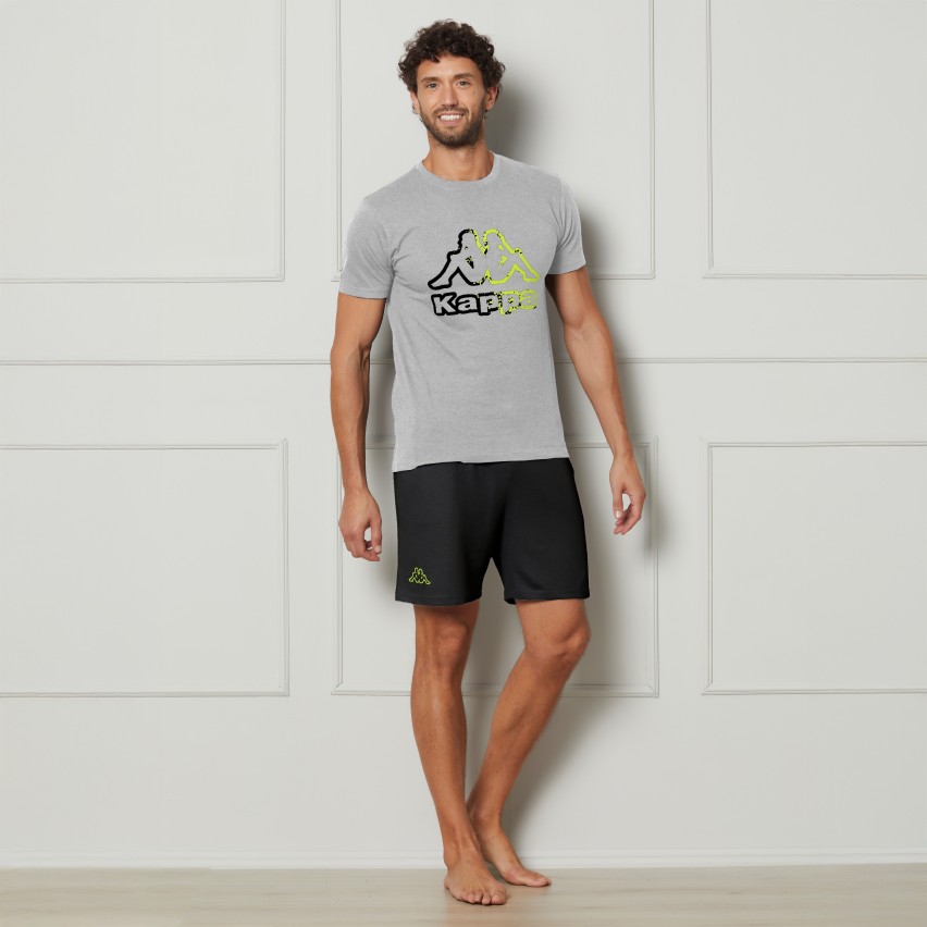 Pigiama uomo stampa con logo Kappa KMS25436