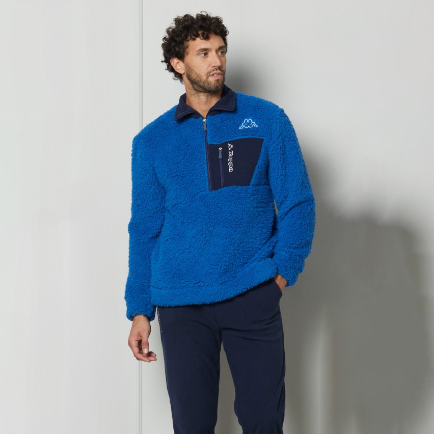 Pigiama Uomo maglia realizzata in caldo tessuto sherpa Kappa 24650