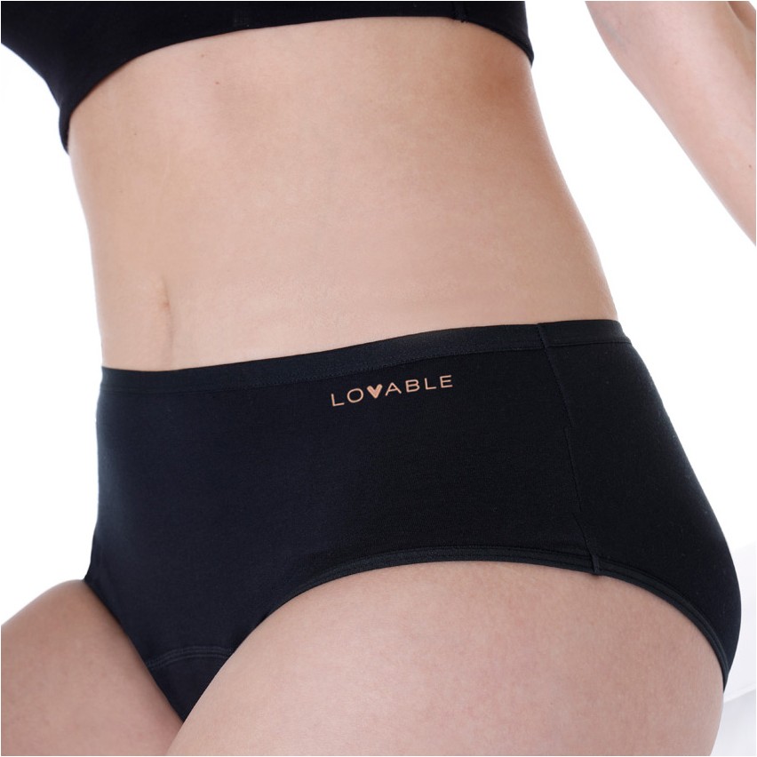 Slip assorbente lavabile Lovable midi 9L0CIU in cotone elasticizzato