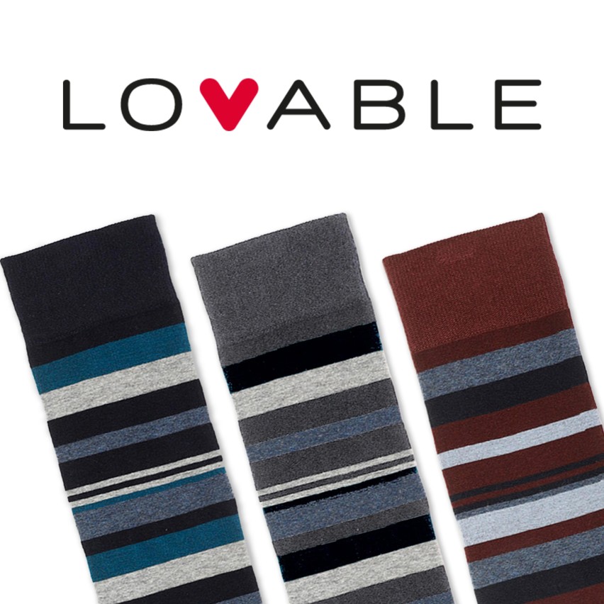 Calze Lunghe Uomo caldo cotone Set da 3 Lovable L0D5W