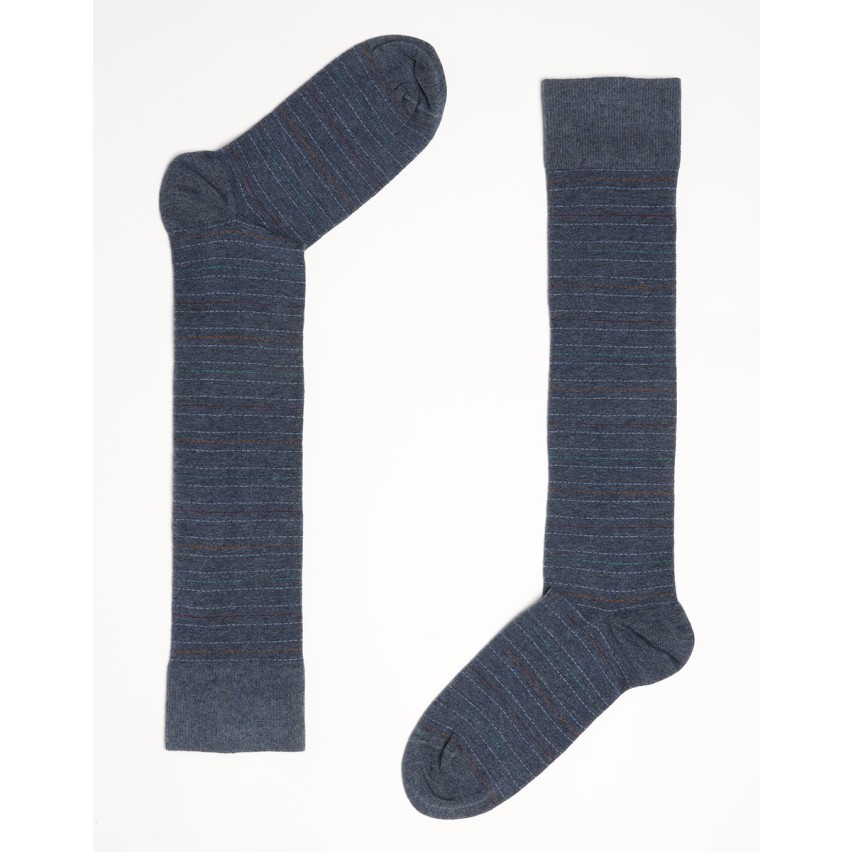 Calze Lunghe Uomo in Cotone con righe Set da 2 paia Lovable L0DRR