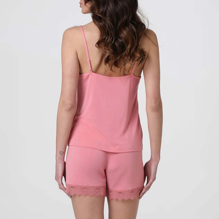 Pigiama donna estivo in modal e pizzo Lovable L0ETI
