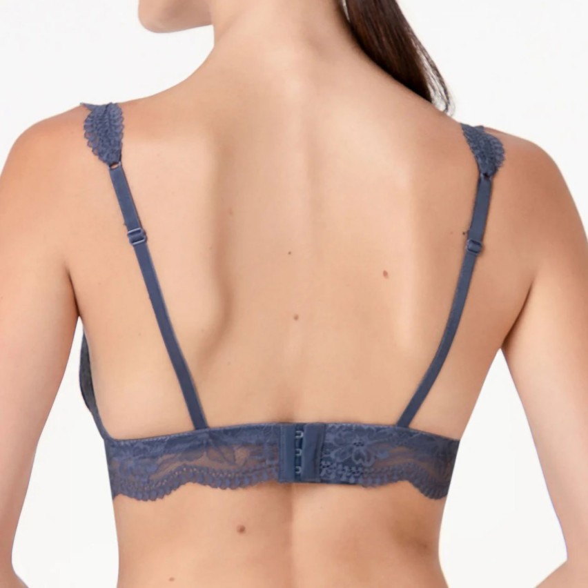 Bralette a triangolo senza ferretto in microfibra e pizzo Lovable L0EWR