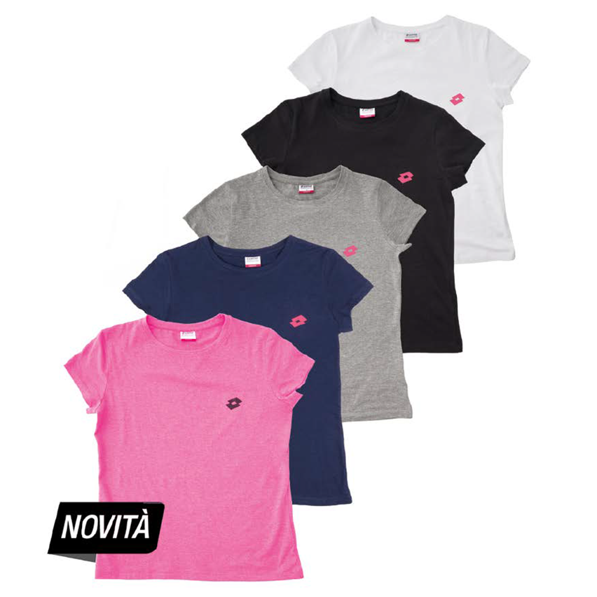 T-shirt mezza manica sportiva Lotto LA1011 cotone