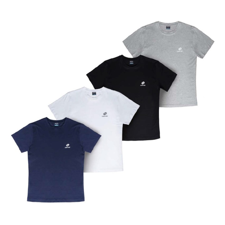 Maglia Lotto bambino LA1300 mezza manica sportiva cotone 