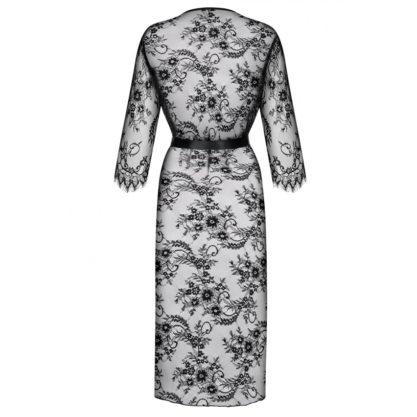 Vestaglia sexy in pizzo ciglia lunga peignoir Obsessive Lashy