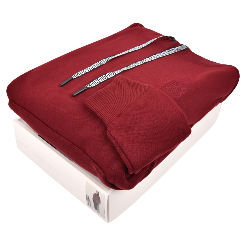Tuta donna felpata bordeaux Laura Biagiotti BOS 96573S