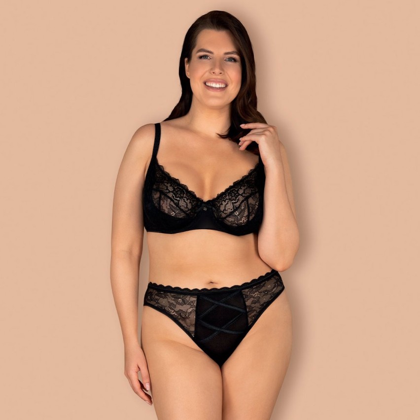 Sexy set reggiseno + mutandine Obsessive Laurise pizzo 2 pz. 