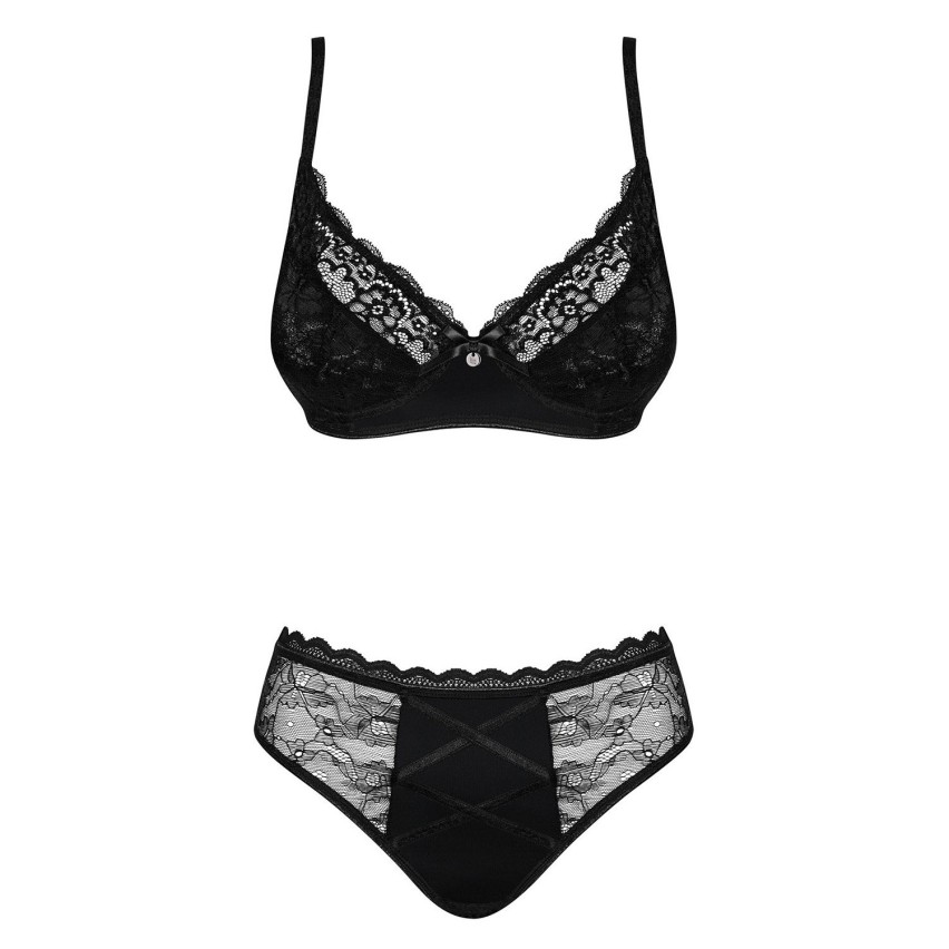 Sexy set reggiseno + mutandine Obsessive Laurise pizzo 2 pz. 