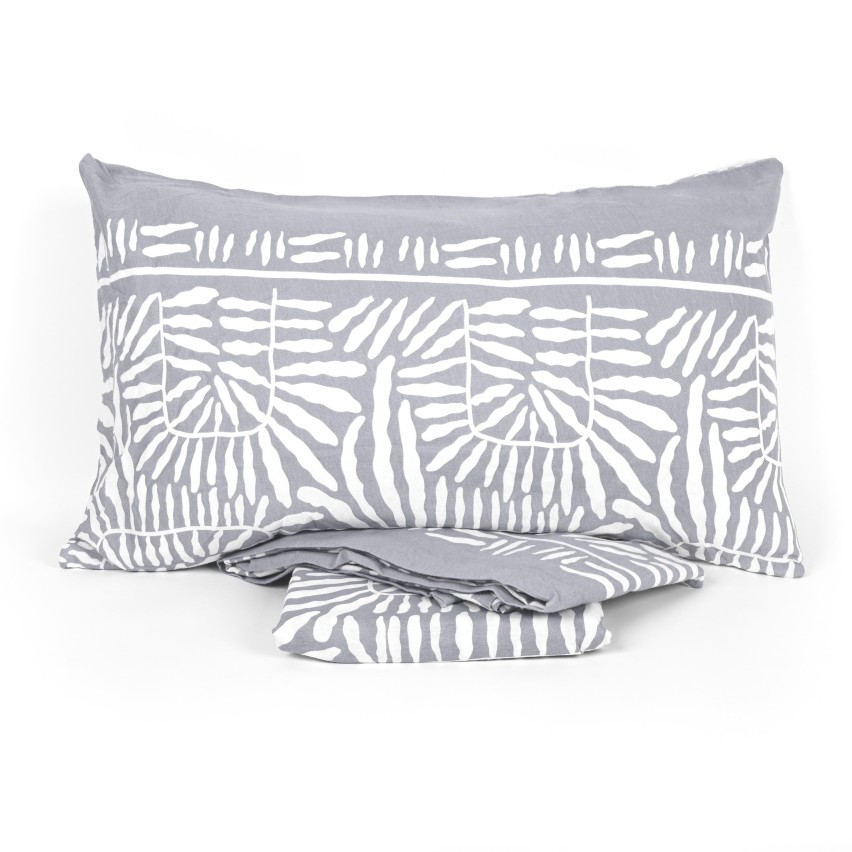 Completo Letto Pompea in flanella a fantasia Leane