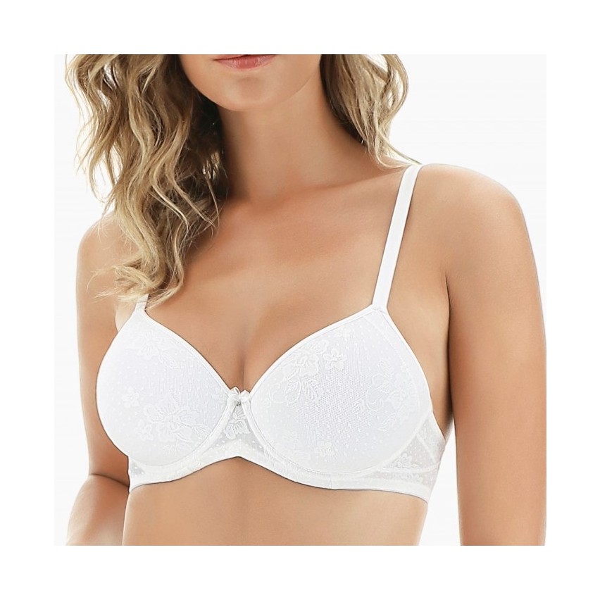 Reggiseno balconcino Lepel Bouquet 381 coppa C con ferretto