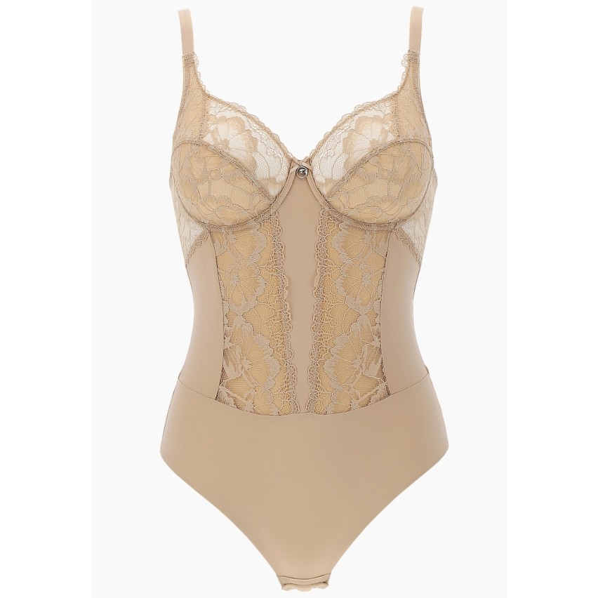 Body Lepel 704 a balconcino con ferretto coppa C in pizzo