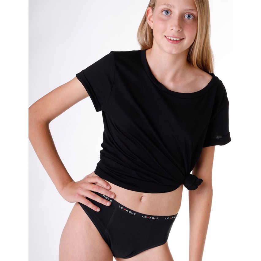 Slip da ciclo ragazza Lovable LKAY7 / L0DPO lavabili flusso medio