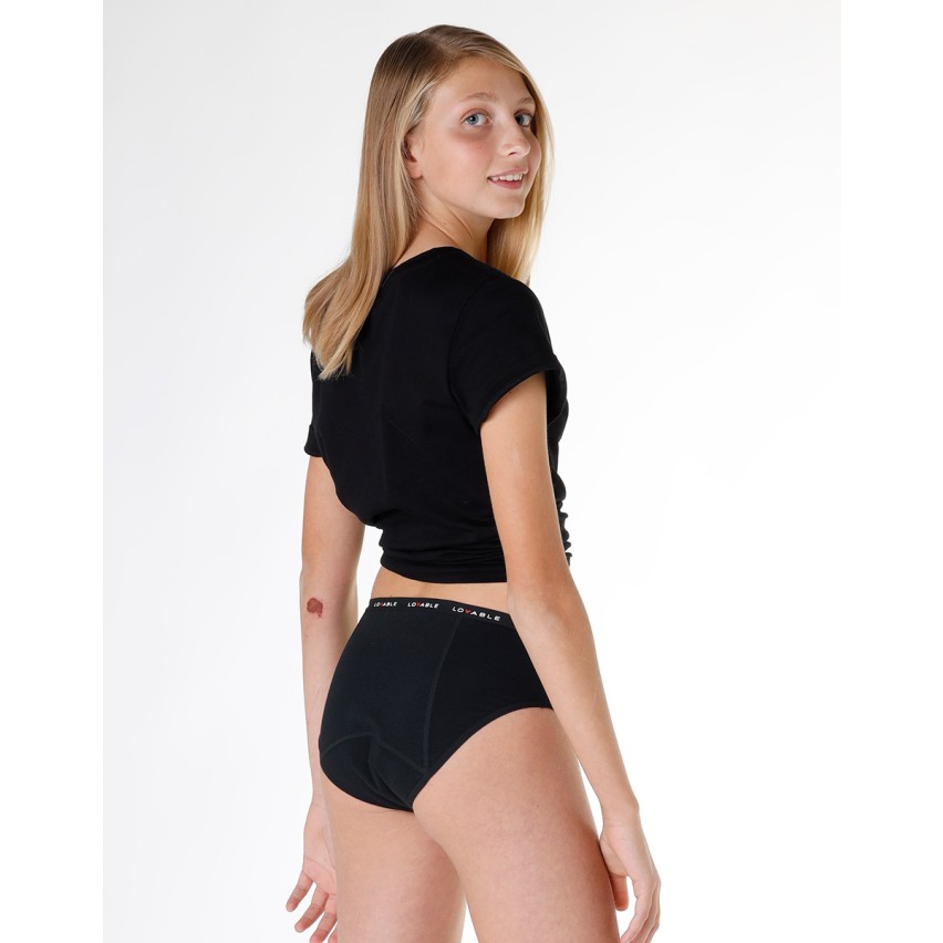 Slip da ciclo ragazza Lovable LKAY9/ L0DPP lavabili flusso abbondante
