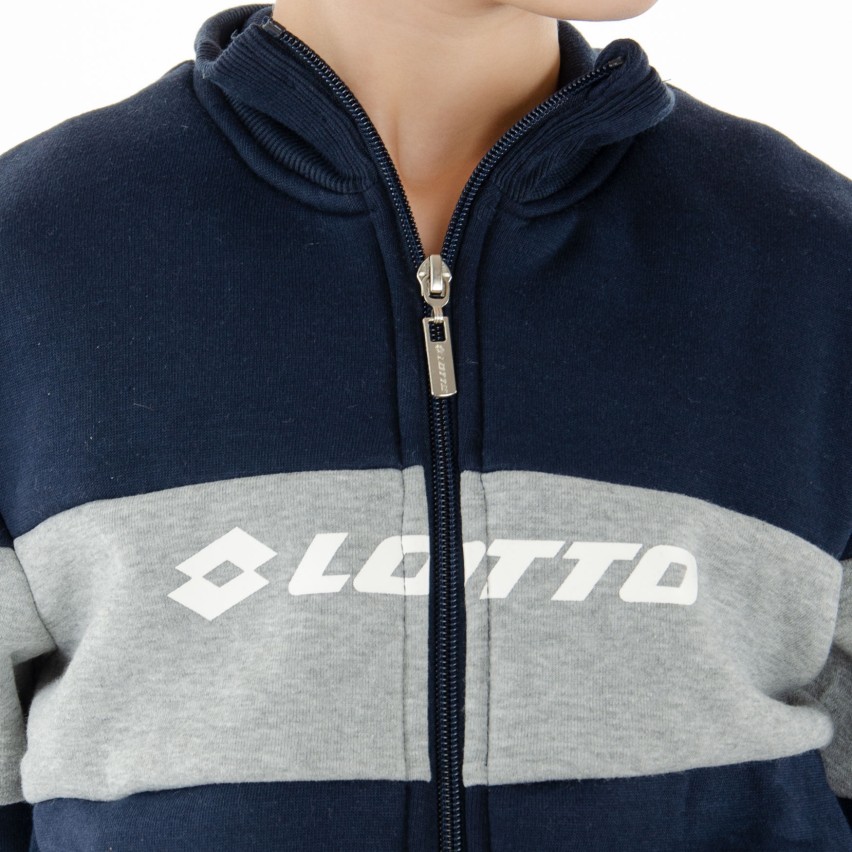 Tuta bambino Lotto LA1054 cotone felpato blu