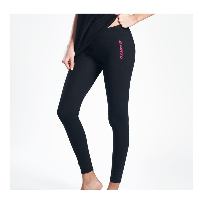 Leggins sportivo Lotto LA1010 con logo sulla gamba 