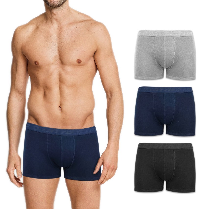 Boxer uomo Lotto lb1005 in cotone elasticizzato 3 pezzi
