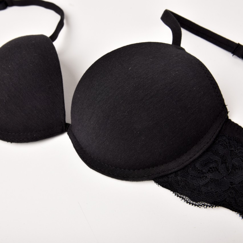 Reggiseno push-up Love and Bra Dea in cotone elasticizzato con ferretto