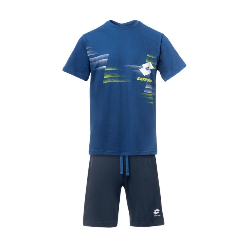 Pigiama sportivo uomo Lotto corto cotone LP1165