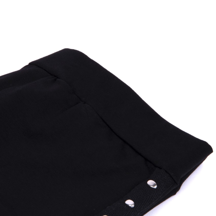 Leggings Rossoporpora LR338 cotone elasticizzato con borchie laterali