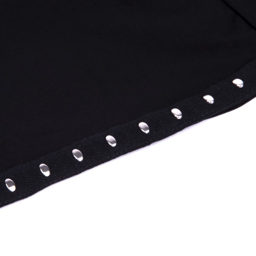 Leggings Rossoporpora LR338 cotone elasticizzato con borchie laterali