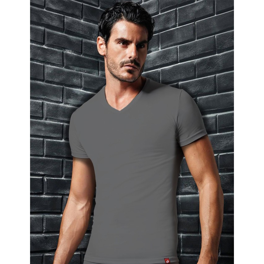 Maglia uomo Lotto LT1001 mezza manica scollo a V 3 pz