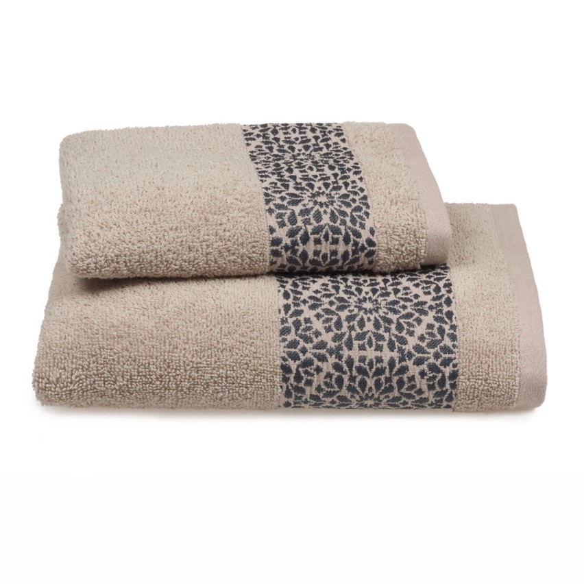 Vingi set asciugamani viso + ospite cotone Marisa 