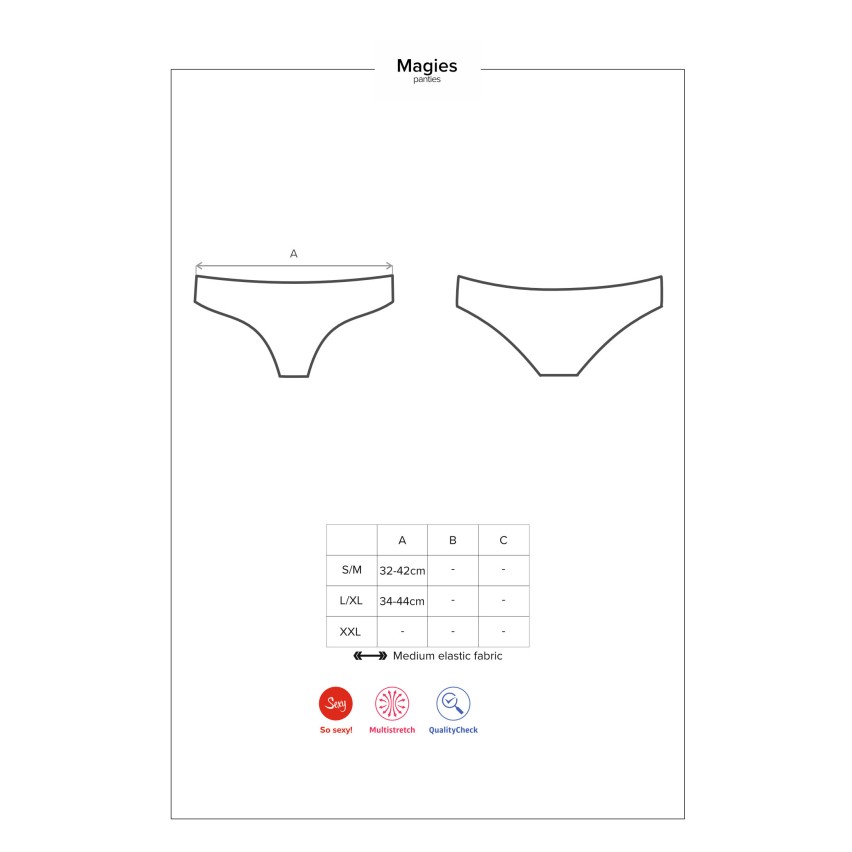 Sexy panty + copricapezzoli Obsessive Megies pizzo set sexy coordinato hot