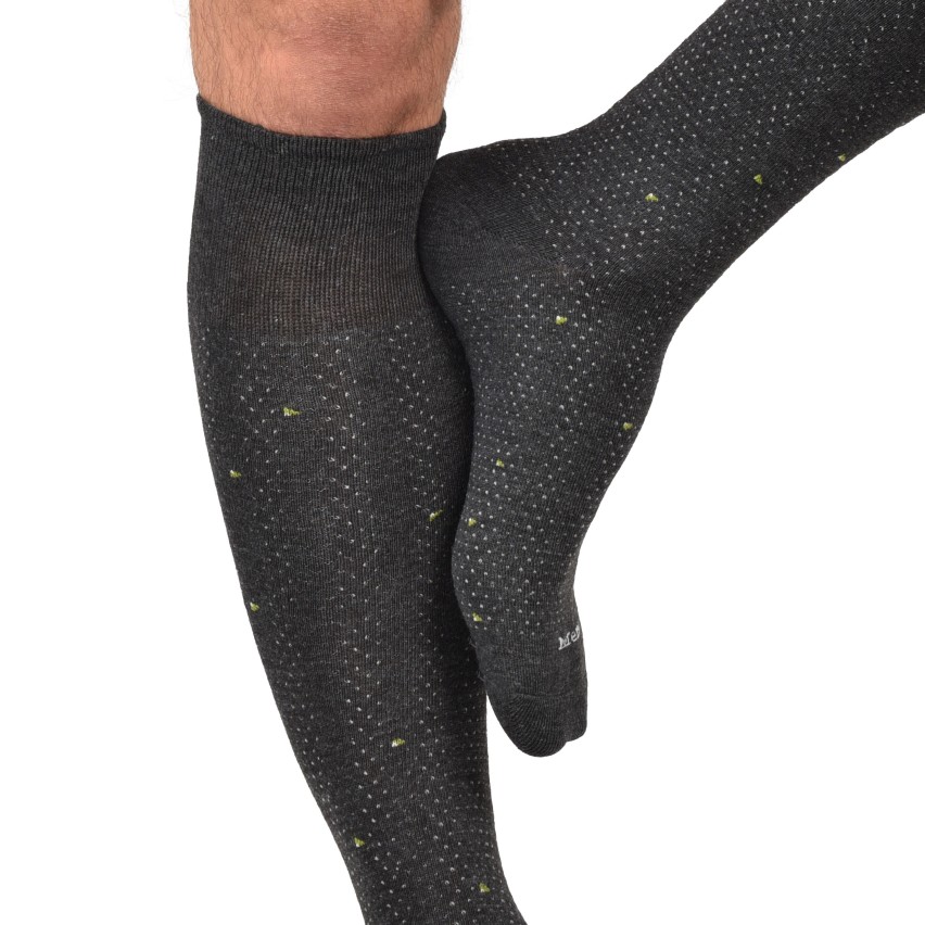 Calze lunghe assortite caldo cotone Meritex 1712 fantasia 6 paia 