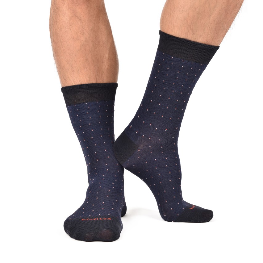 Calze corte assortite caldo cotone Meritex 1721 fantasia 6 paia