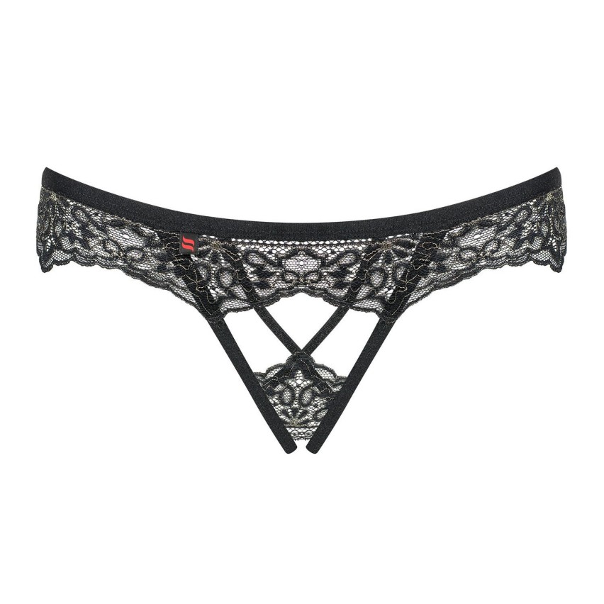 Sexy mutandine Obsessive Meshlove crotchless panties cavallo aperto
