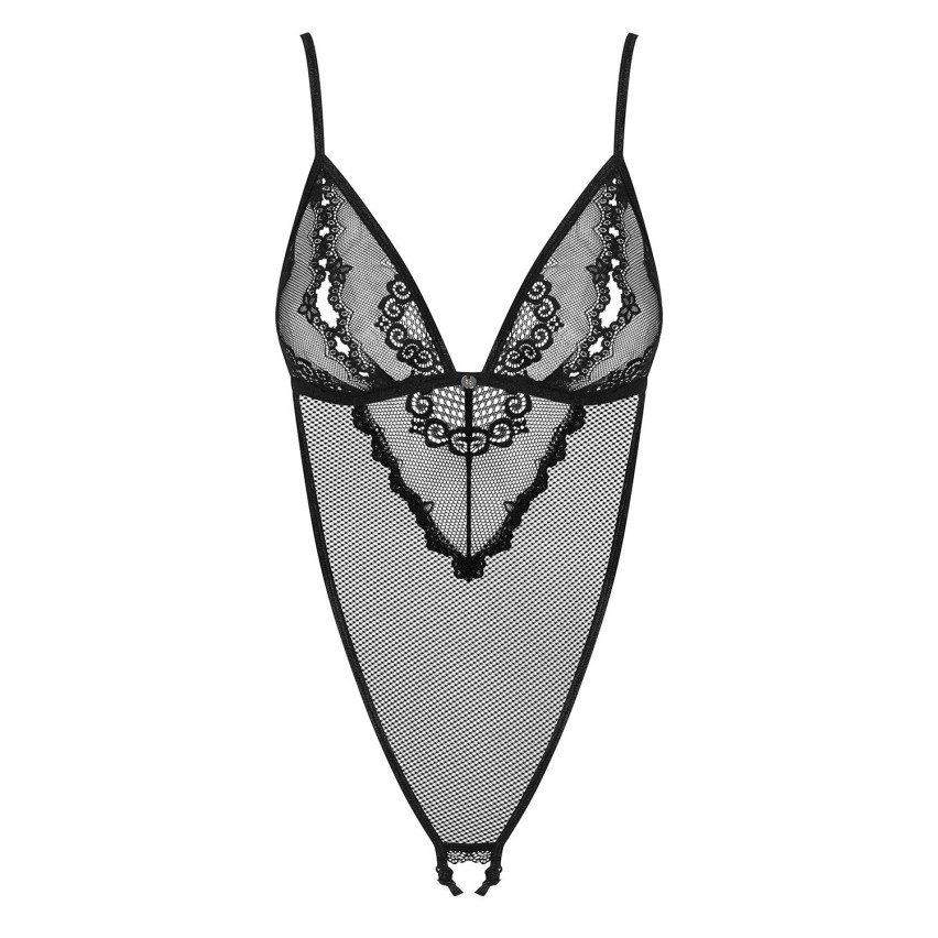 Sexy body Obsessive Millagro crotchless teddy cavallo aperto