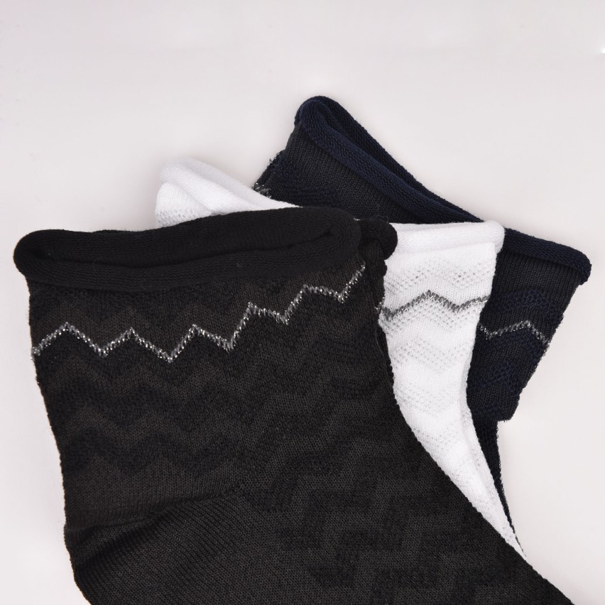 Calzini donna senza elastico charro Monia 69 var F lavorate cotone 3 paia