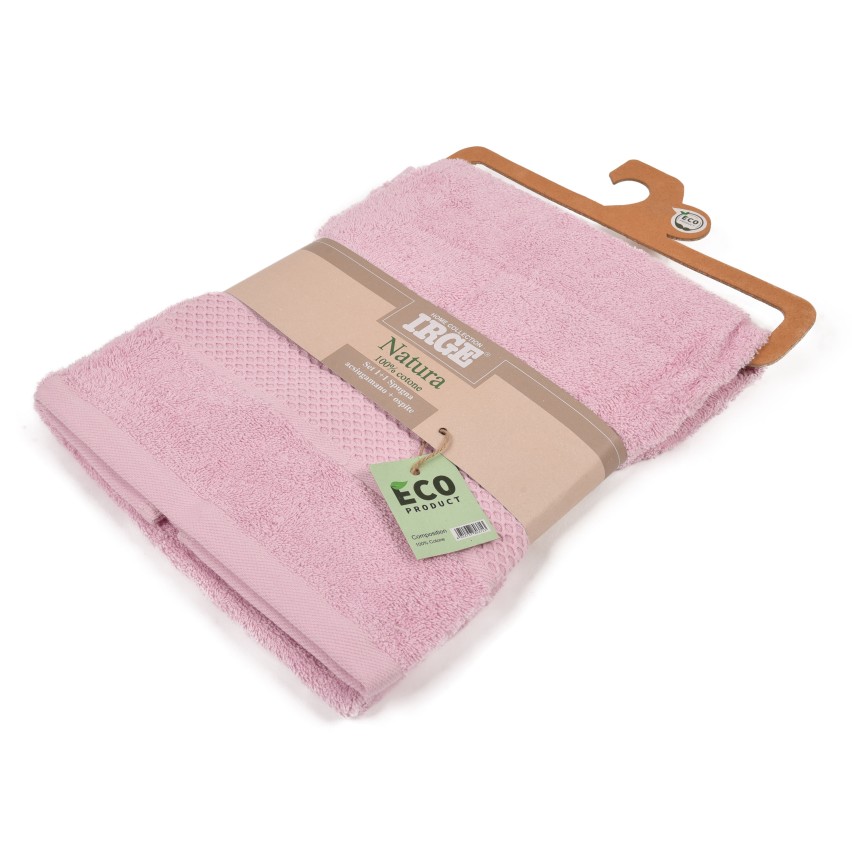 Asciugamani set viso + ospite spugna Irge Natura 