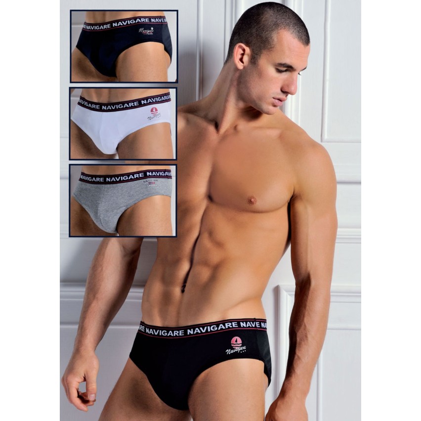Slip uomo Navigare 324 cotone elasticizzato 6 pz