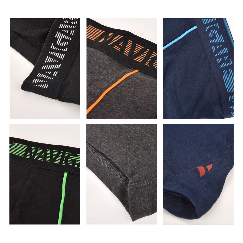 Boxer Navigare uomo B21232Z elastico logato 6 pezzi