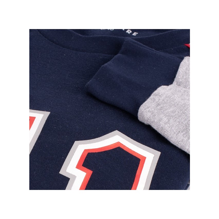 Pigiama uomo Navigare caldo cotone blu navy 2141239