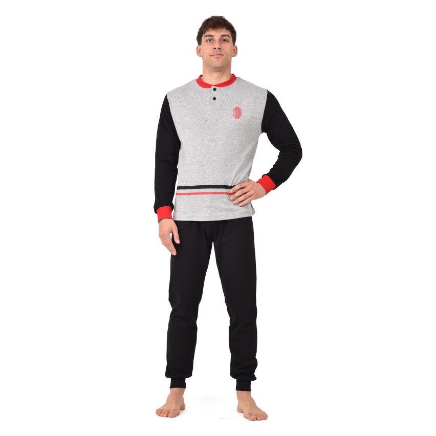 Pigiama uomo AC Milan in caldo cotone T10 1015