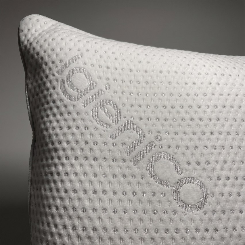 Coprifedere jacquard con ioni d'argento Novia silver
