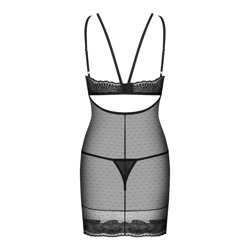 Sexy sottoveste e perizoma Obsessive Allastia chemise & thong