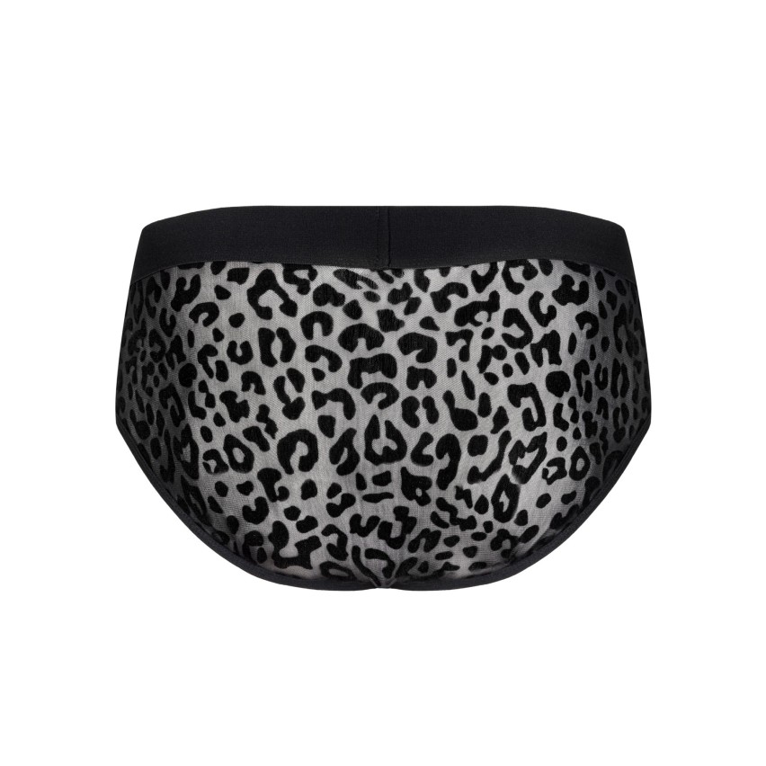 Intimo slip uomo sexy animalier Azmeron briefs black Obsessive