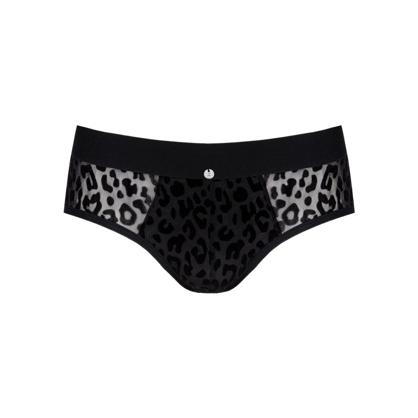 Intimo sexy maschile slip uomo aperto Azmeron jockstrap stampa animalier