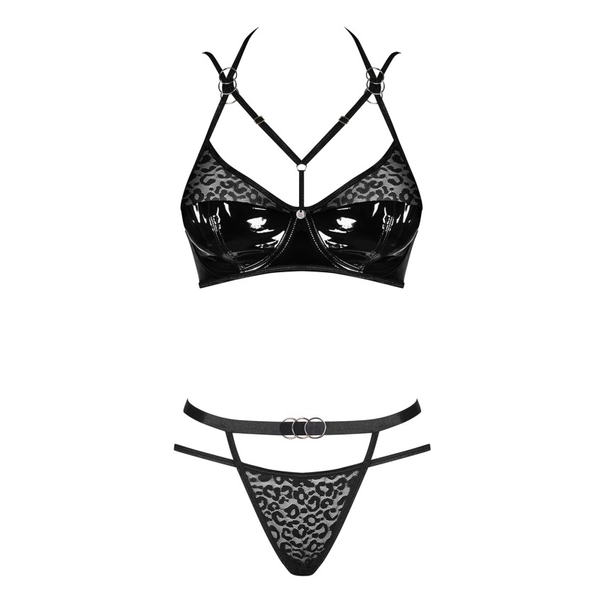 Sexy set reggiseno ferretto + slip Obsessive Bagirela 2-pcs