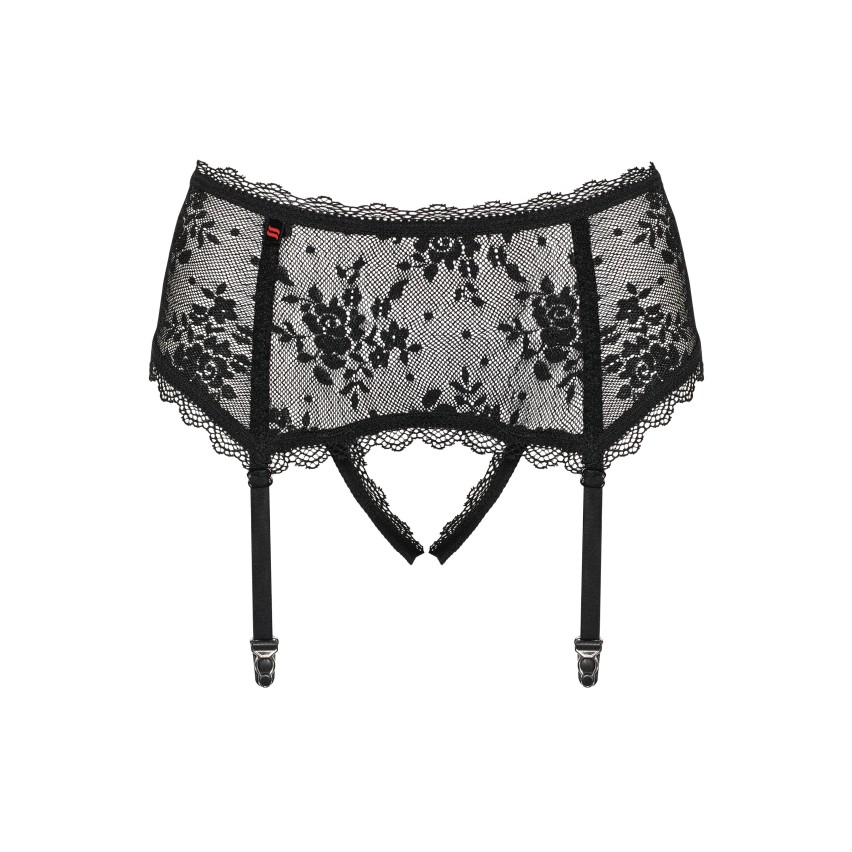Sexy reggicalze cavallo e retro aperto Obsessive Behindy garter belt