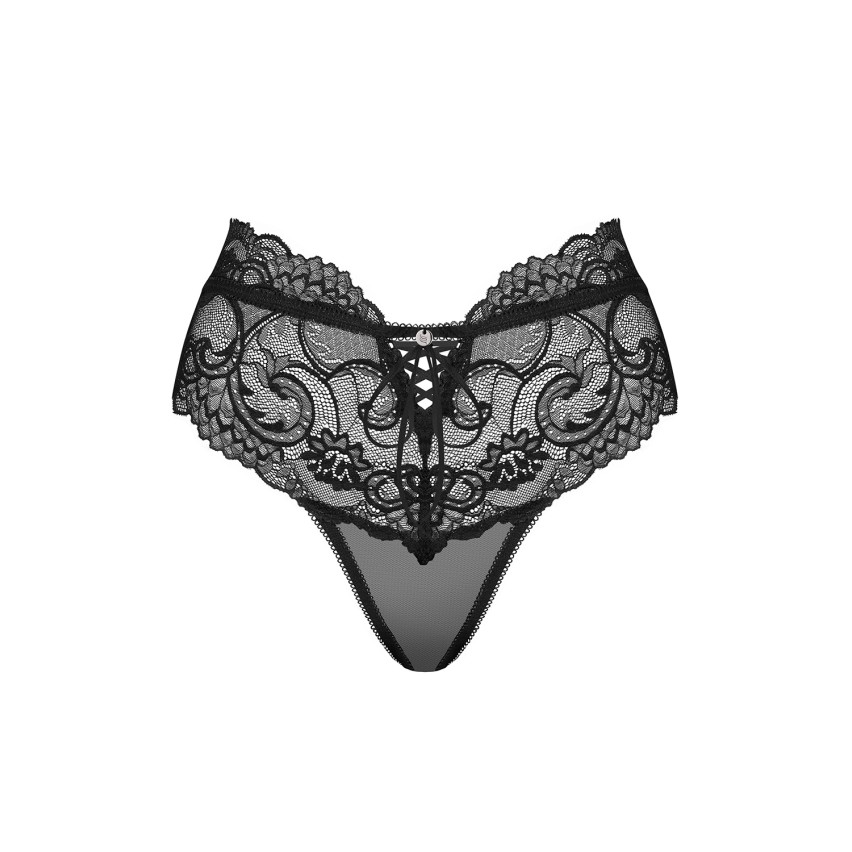 Sexy panty slip a vita alta Elizenes Obsessive in pizzo