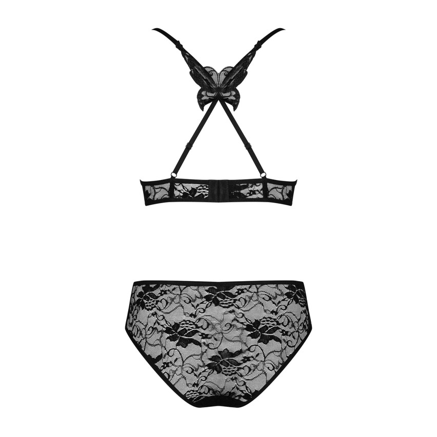 Coordinato in pizzo sexy Kokietta 2 pezzi reggiseno + slip