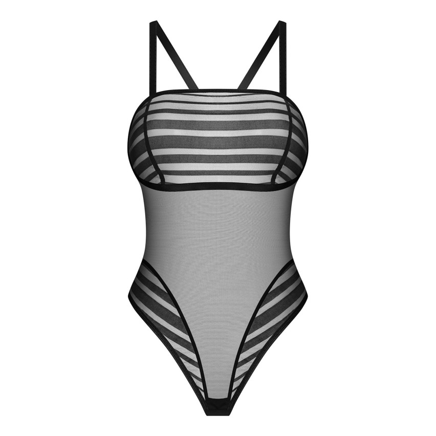Body sgambato sexy in tulle Obsessive Lune Bellis teddy