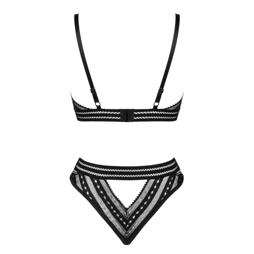 Reggiseno triangolo + panties taglio sexy Obsessive Natilya