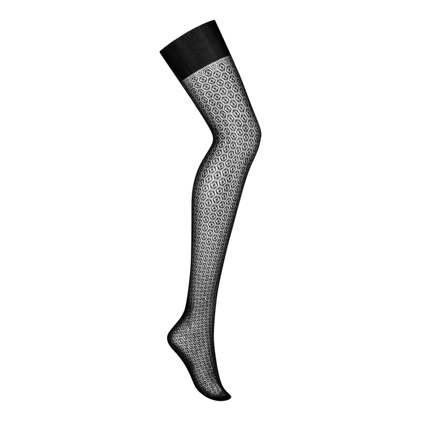 Calze lavorate per reggicalze sexy Obsessive S824