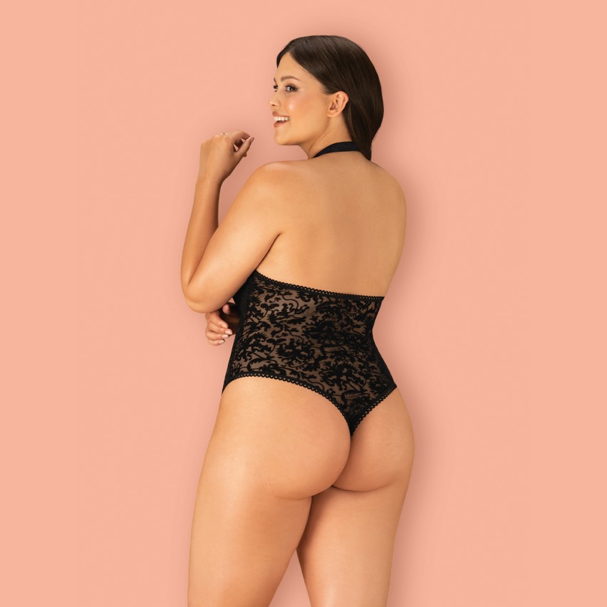 Body a perizoma sottogiacca con cinturino sexy Obsessive Softily